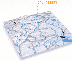 3d view of Grumăzeşti