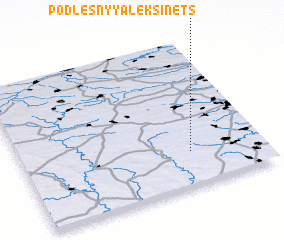 3d view of Podlesnyy Aleksinets