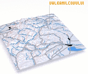 3d view of Valea Milcovului