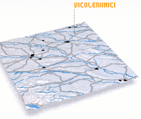 3d view of Vicolenii Mici