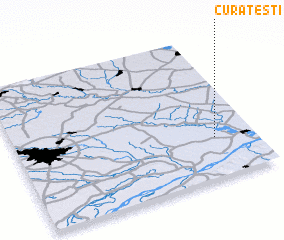 3d view of Curăţeşti