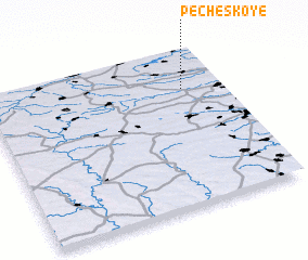 3d view of Pecheskoye