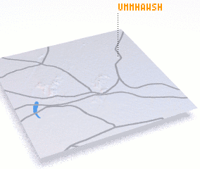 3d view of Umm Ḩawsh