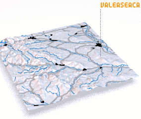 3d view of Valea Seacă