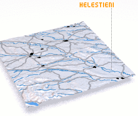 3d view of Heleştieni