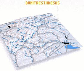 3d view of Dumitreştii de Sus