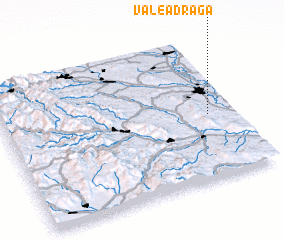 3d view of Valea Dragă