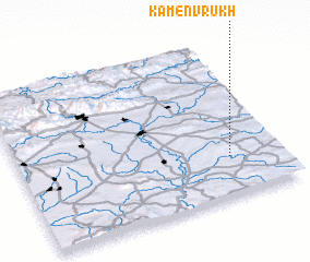 3d view of Kamen Vrŭkh