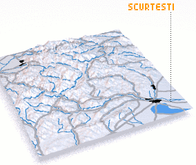 3d view of Scurteşti