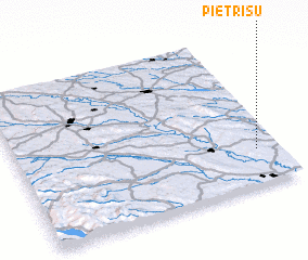 3d view of Pietrişu