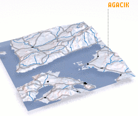 3d view of Ağacık