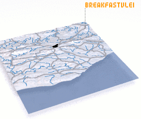 3d view of Breakfast Vlei