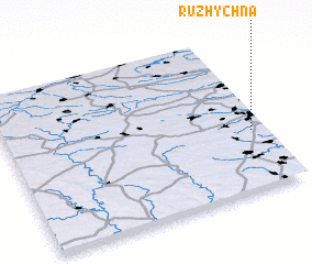 3d view of Ruzhychna