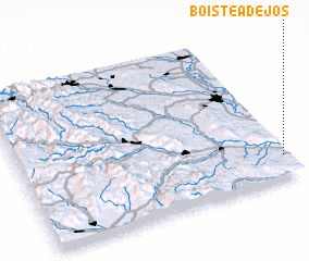 3d view of Boiştea de Jos