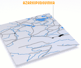 3d view of Azarki-Pudovinka