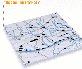 3d view of Charnokonʼtse Male