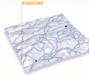 3d view of Aşağı Cuma