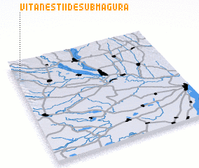 3d view of Vităneştii de sub Măgură