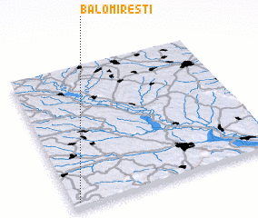 3d view of Balomireşti