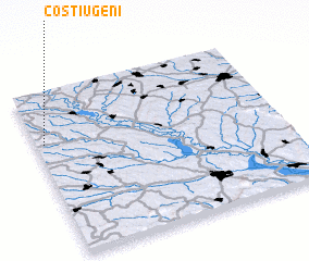 3d view of Coştiugeni