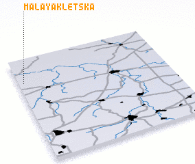 3d view of Malaya Kletska