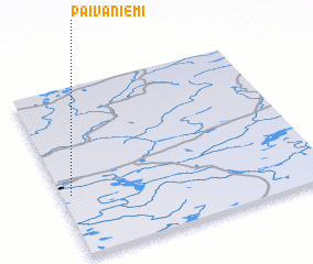 3d view of Päiväniemi