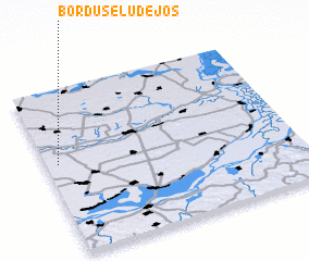 3d view of Borduşelu de Jos