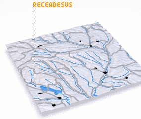 3d view of Recea de Sus