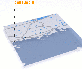 3d view of Rautjärvi