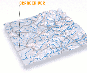 3d view of Orange River