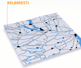 3d view of Holbăneşti