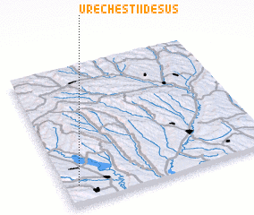 3d view of Urecheştii de Sus