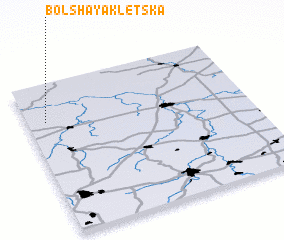 3d view of Bolʼshaya Klëtska