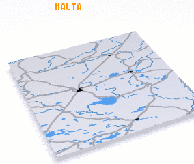 3d view of Malta