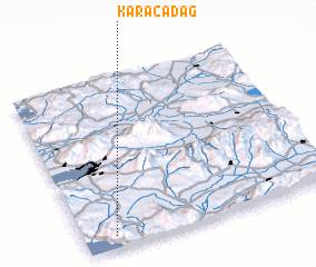 3d view of Karacadağ