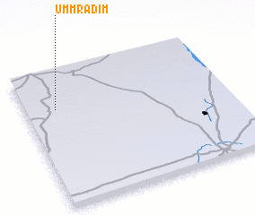 3d view of Umm Radīm