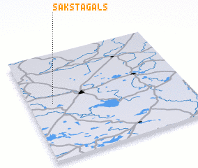 3d view of Sakstagals