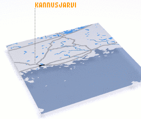 3d view of Kannusjärvi