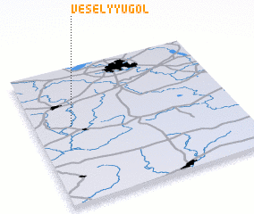 3d view of Vesëlyy Ugol