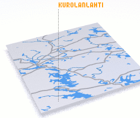 3d view of Kurolanlahti