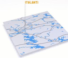 3d view of Itälahti