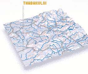 3d view of Thaba Koloi