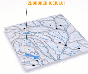 3d view of Izvoru Berheciului