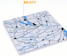 3d view of Băleşti