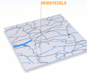 3d view of Krivoye Selo