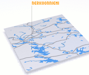 3d view of Nerkoonniemi