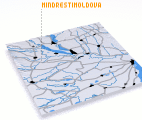 3d view of Mîndreşti-Moldova