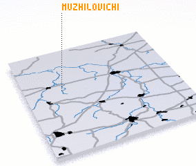 3d view of Muzhilovichi