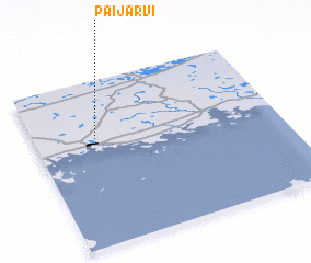 3d view of Paijärvi