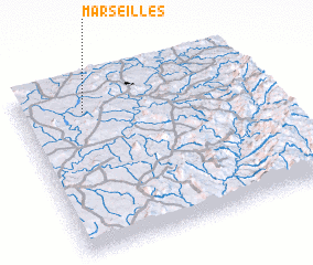 3d view of Marseilles